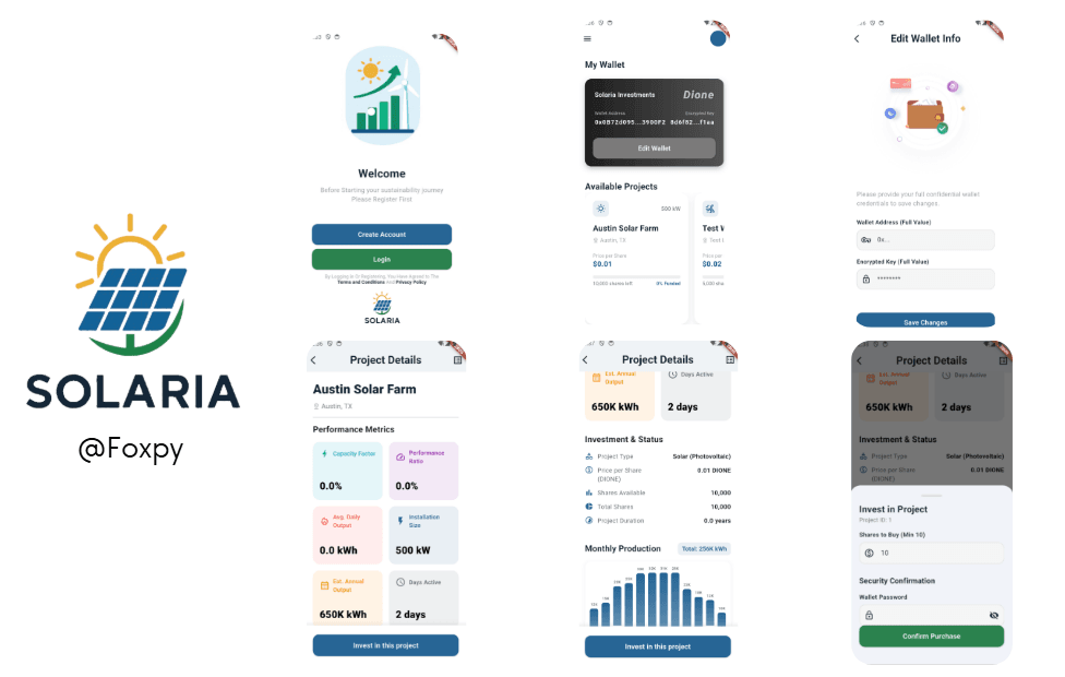 Solaria β Blockchain-Powered Renewable Energy Investments